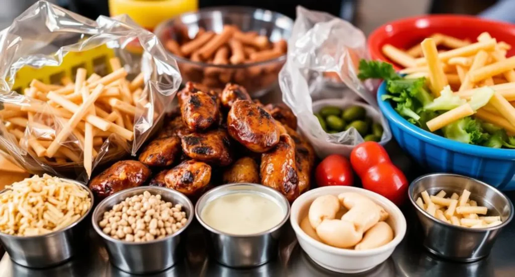 caption of food