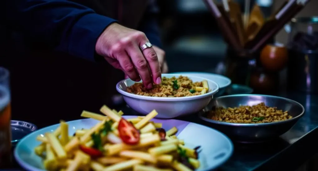 caption of food