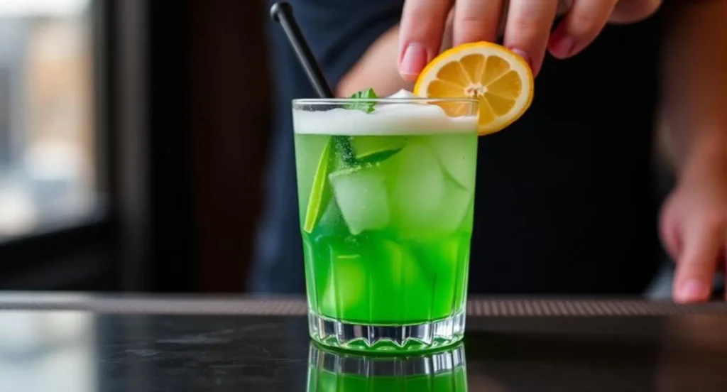 caption on drinks