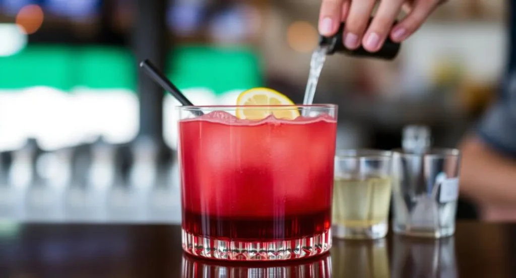 caption on drinks
