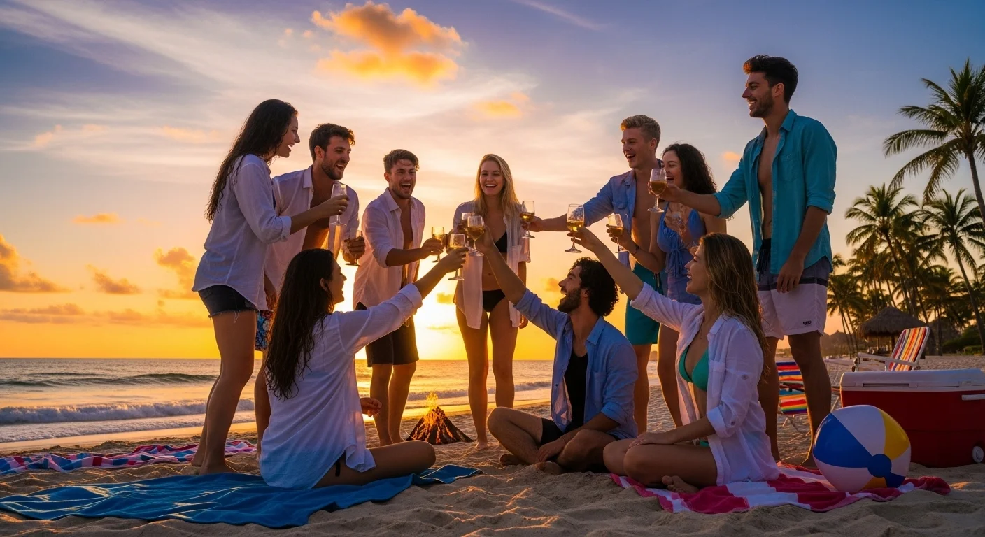 captions for spring break