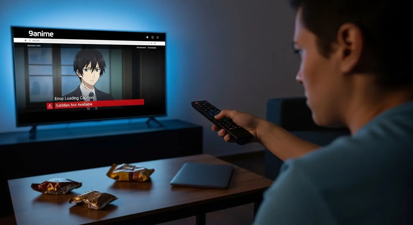 captions not working on 9anime