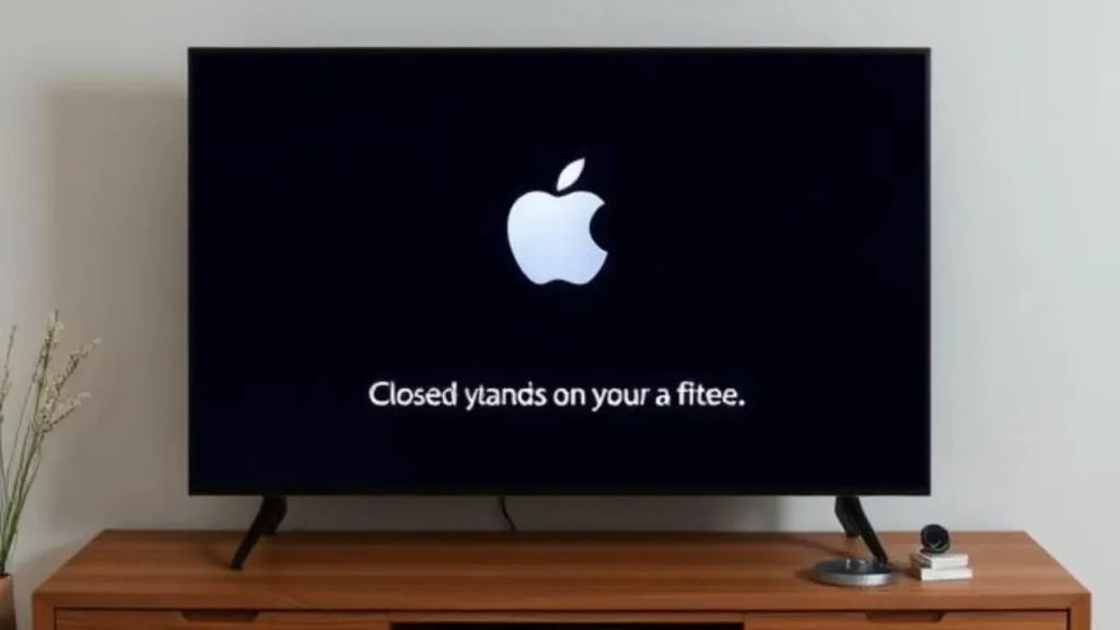 closed caption on apple tv