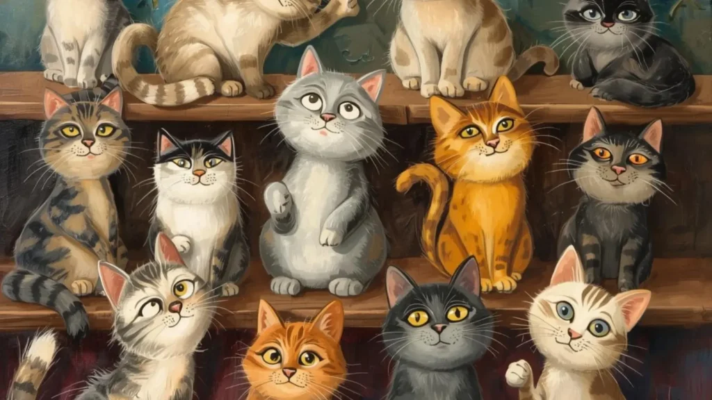 cats with funny captions