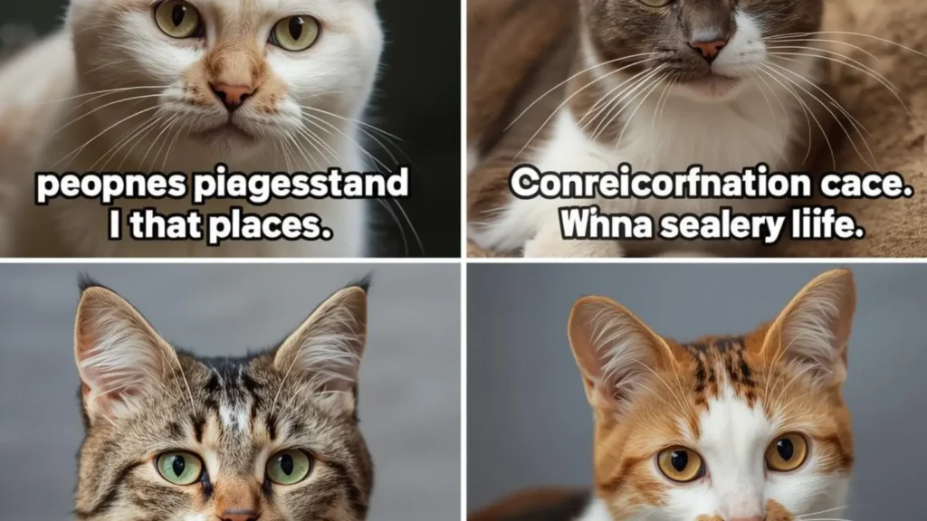 cats with funny captions