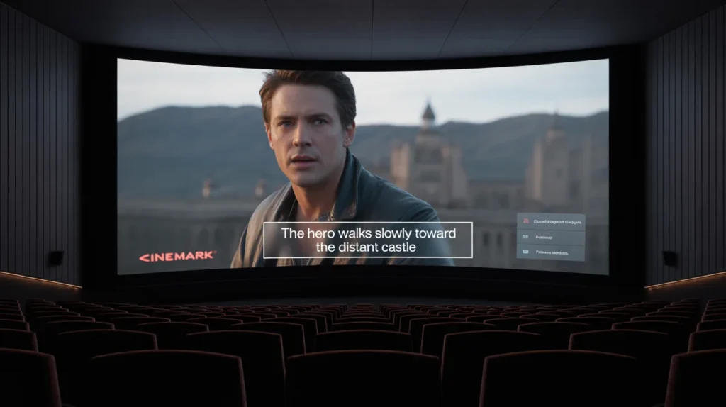 cinemark closed caption