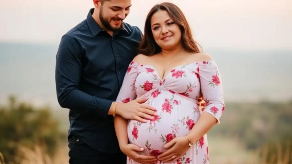 couple maternity photo captions
