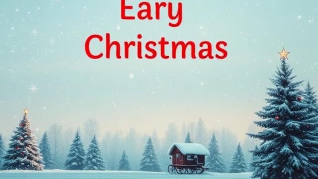 early christmas captions