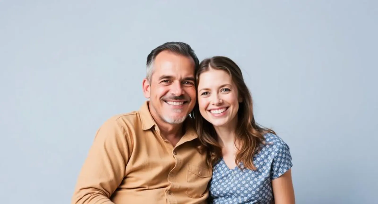 father and daughter caption