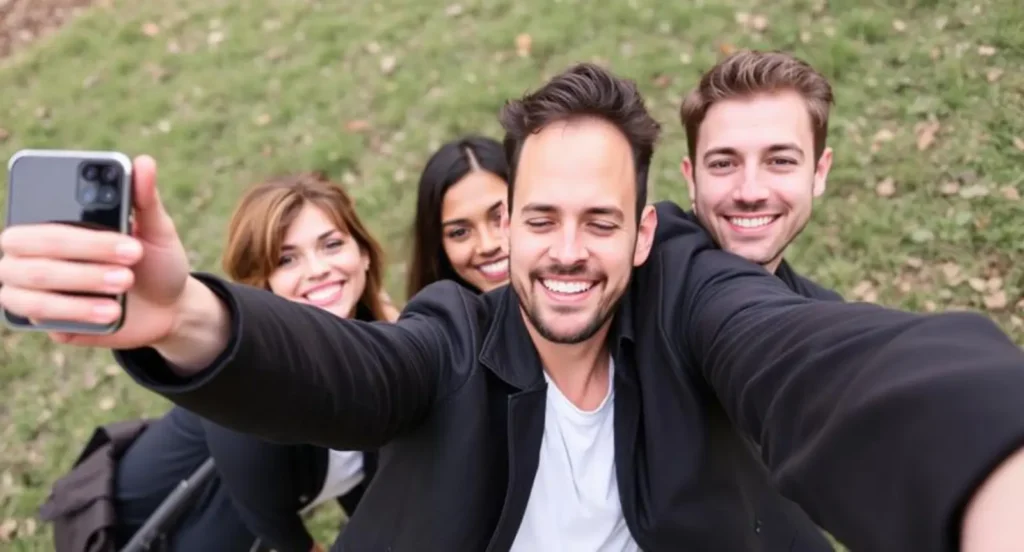fb selfie caption