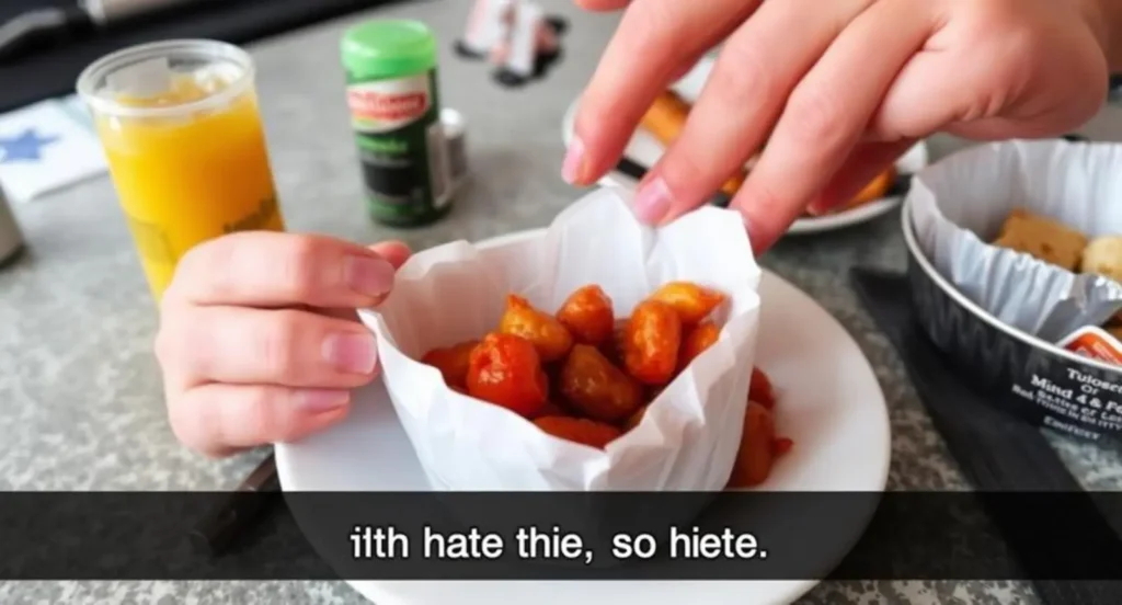 food snapchat captions