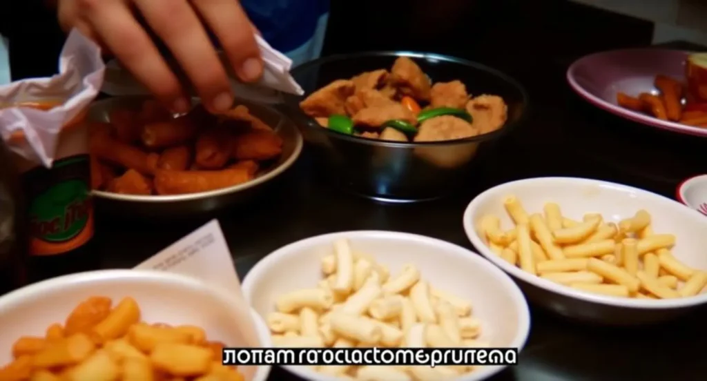 food snapchat captions