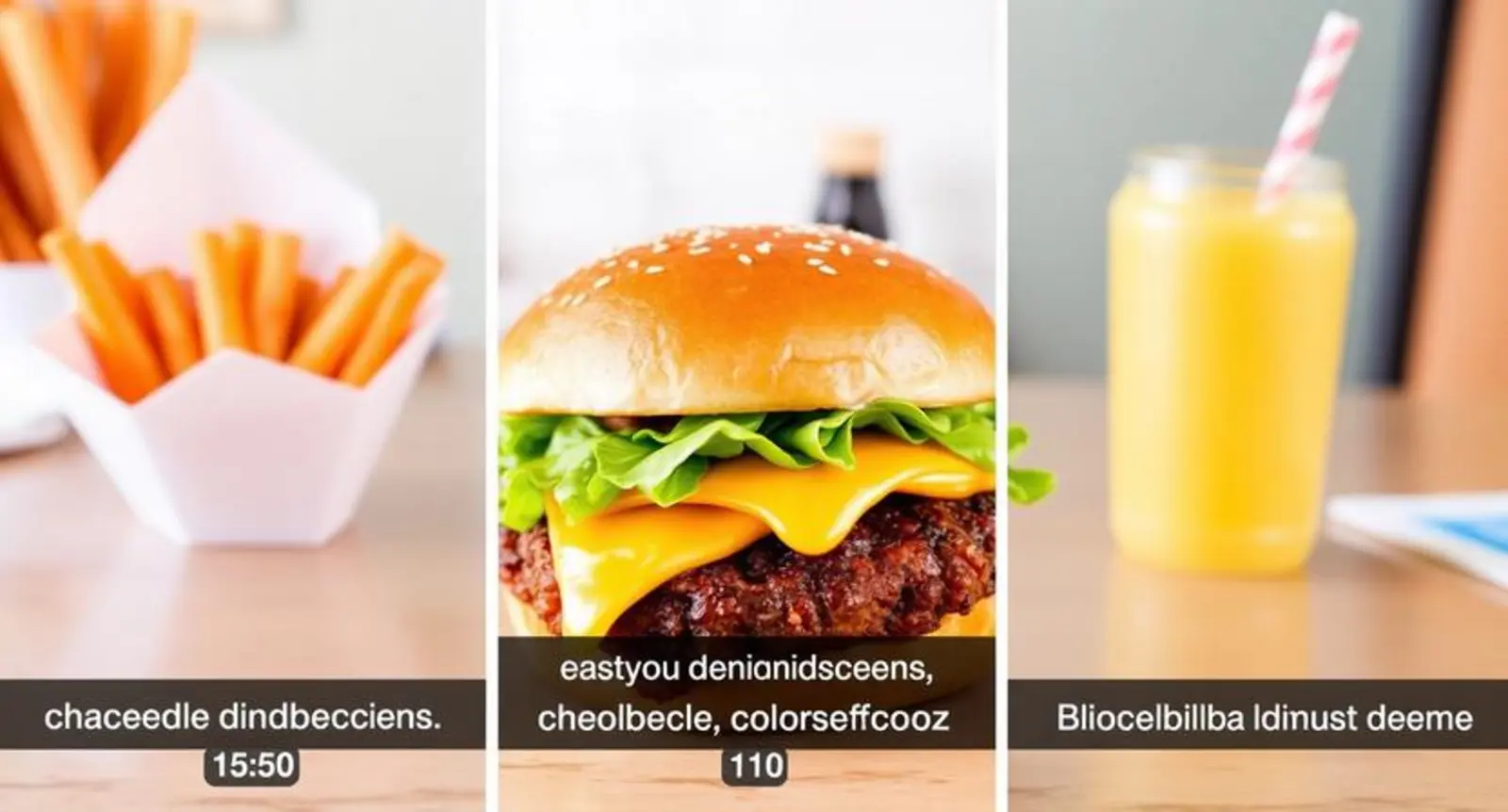 food snapchat captions