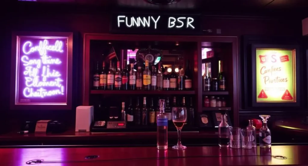 funny bar captions