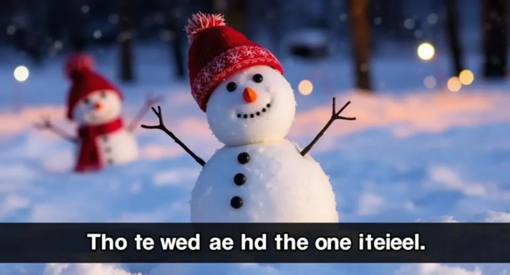 funny snowman captions