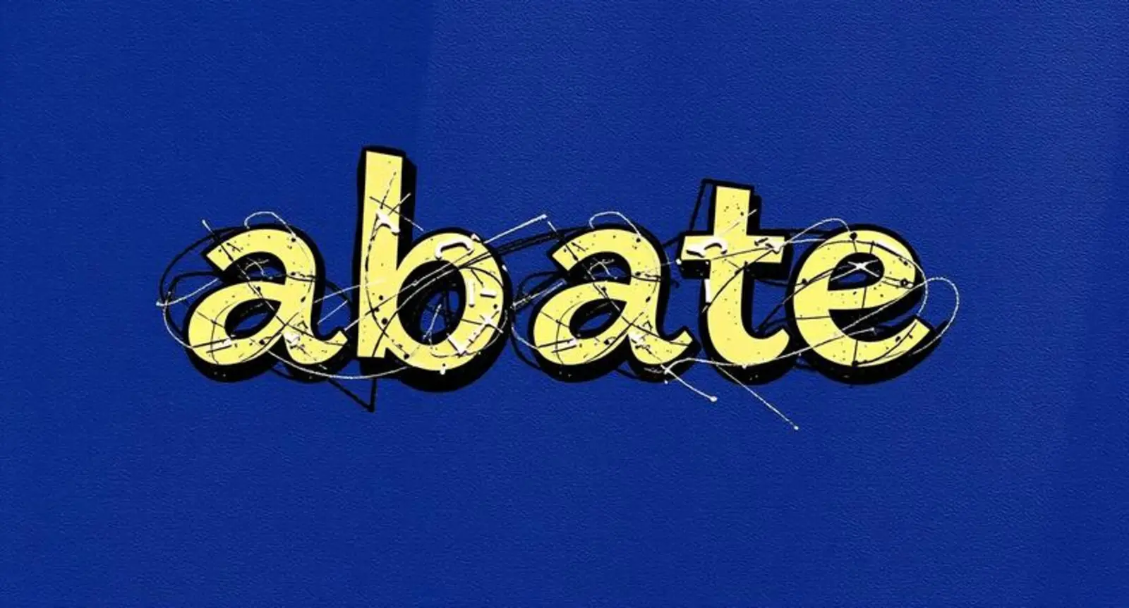 synonym for the word abate